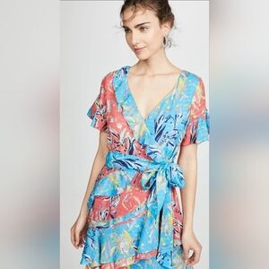 TANYA TAYLOR Bianka Dress Faux Wrap 12